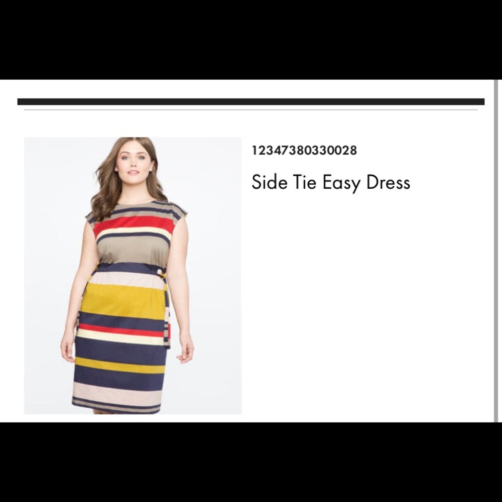 ELOQUII Side Tie Dress size 28
